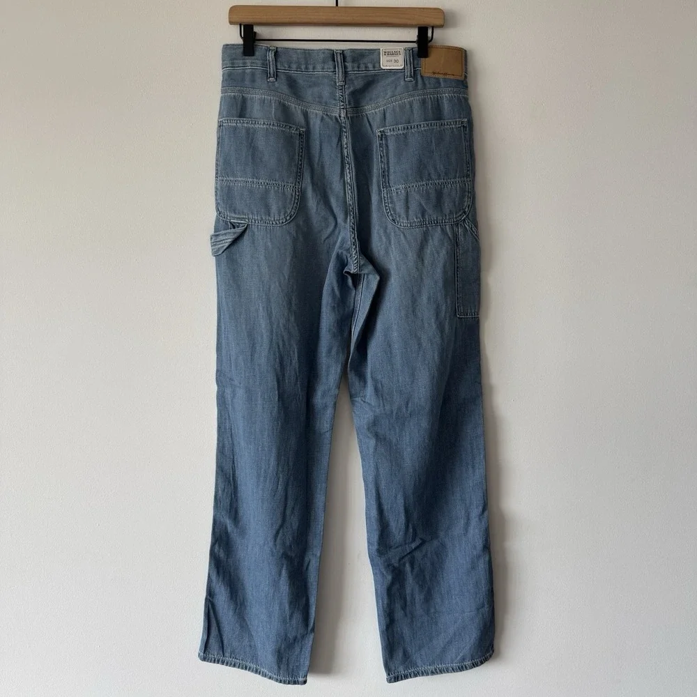 Wallace & Barnes cotton Linen carpenter jean Pant Men's Size 30 Soft Fabric NWT